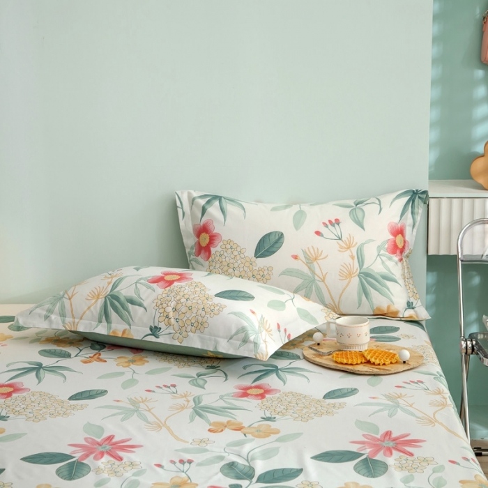 91家纺网 家纺一手货源 找家纺 绵庭 2021新款全棉12868单枕套 曼歌雅韵（米）