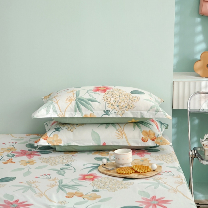 91家纺网 家纺一手货源 找家纺 绵庭 2021新款全棉12868单枕套 曼歌雅韵（米）