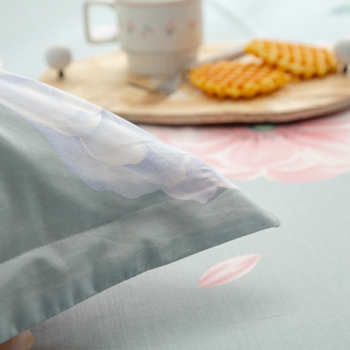 91家纺网 家纺一手货源 找家纺 绵庭 2021新款全棉12868单枕套 乔安娜（绿）