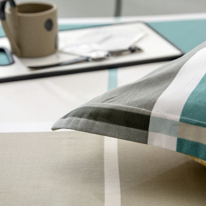 91家纺网 家纺一手货源 找家纺 绵庭 2021新款全棉12868单枕套 塔娜（咖）