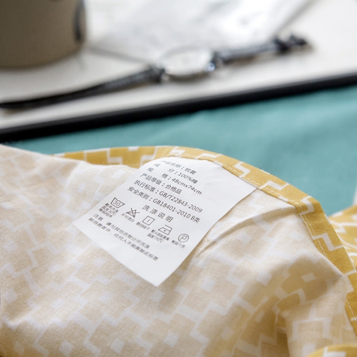 91家纺网 家纺一手货源 找家纺 绵庭 2021新款全棉12868单枕套 塔娜（咖）