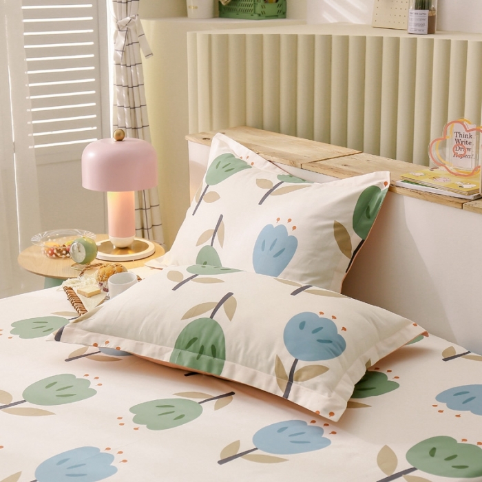 91家纺网 家纺一手货源 找家纺 绵庭 2021新款全棉12868单枕套 维蜜