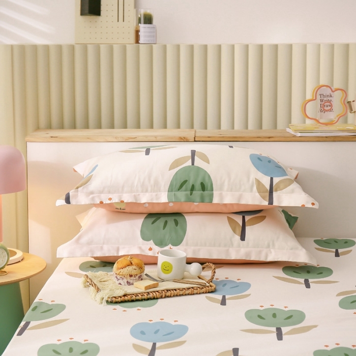 91家纺网 家纺一手货源 找家纺 绵庭 2021新款全棉12868单枕套 维蜜