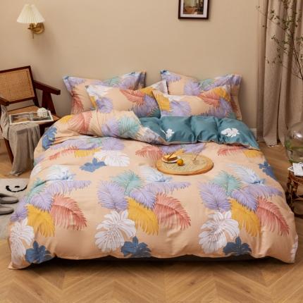 91家纺网 家纺一手货源 找家纺 （总）盛馨家纺 2023新款美式田园风全棉四件套