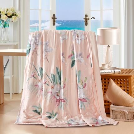 91家纺网 家纺一手货源 找家纺 （总）朵美 2022新款天丝印花夏被