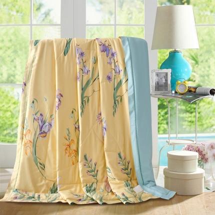 91家纺网 家纺一手货源 找家纺 （总）朵美 2022新款天丝印花夏被