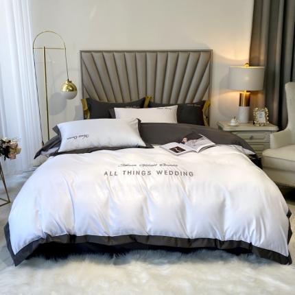 91家纺网 家纺一手货源 找家纺 （总）优悦 2024新款水洗真丝四件套