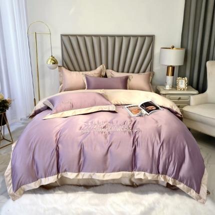 91家纺网 家纺一手货源 找家纺 （总）优悦 2024新款水洗真丝四件套