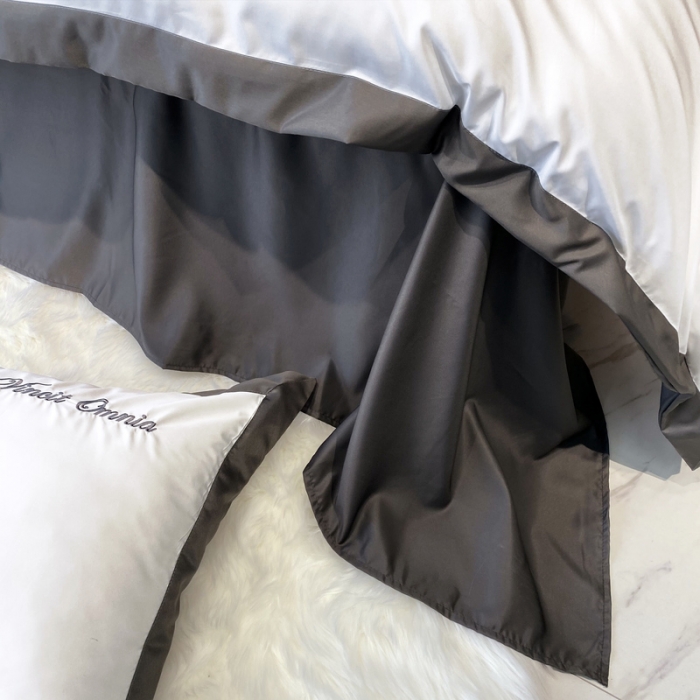 91家纺网 家纺一手货源 找家纺 优悦 2024新款水洗真丝四件套永恒-象牙白