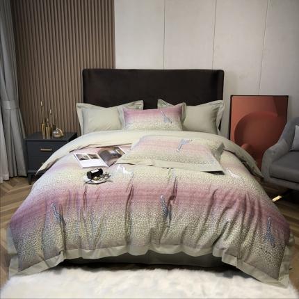 91家纺网 家纺一手货源 找家纺 （总）太古汇 2021新款100S澳棉数码印花四件套