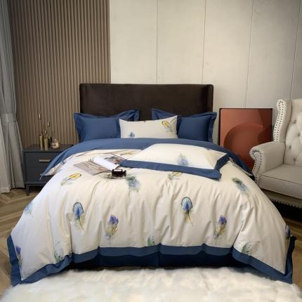 91家纺网 家纺一手货源 找家纺 （总）太古汇 2021新款100S澳棉数码印花四件套