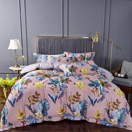 91家纺网 家纺一手货源 找家纺 （总）栩裕纺织 2023新款50支长绒棉数码印花四件套