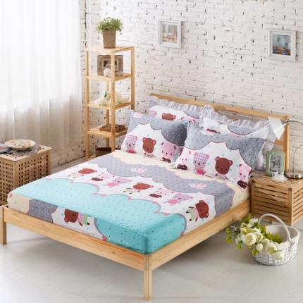 91家纺网 家纺一手货源 找家纺 （总）爱妮玖玖 2019全棉印花单层床笠普款系列