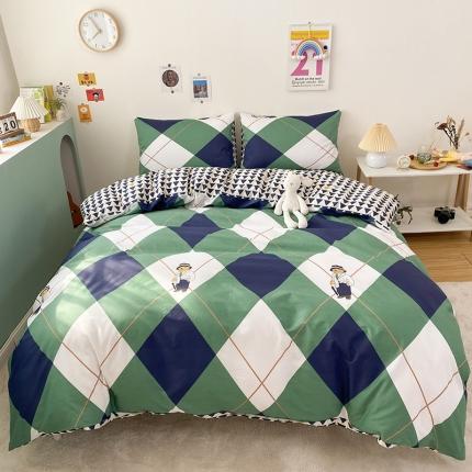 91家纺网 家纺一手货源 找家纺 （总）珺柔 2021新款全棉印花四件套