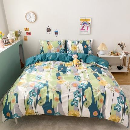 91家纺网 家纺一手货源 找家纺 （总）珺柔 2021新款全棉印花四件套