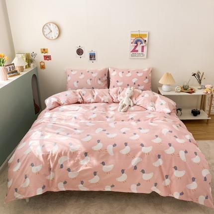 91家纺网 家纺一手货源 找家纺 （总）珺柔 2021新款全棉印花四件套