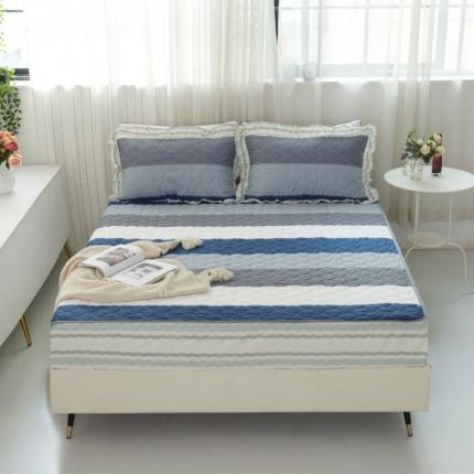 91家纺网 家纺一手货源 找家纺 （总）爱妮玖玖 2025新款夏风系列新拍单品夹棉床笠