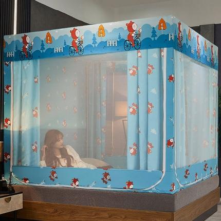 91家纺网 家纺一手货源 找家纺 （总）夏彩 44坐床遮光床帘蚊帐