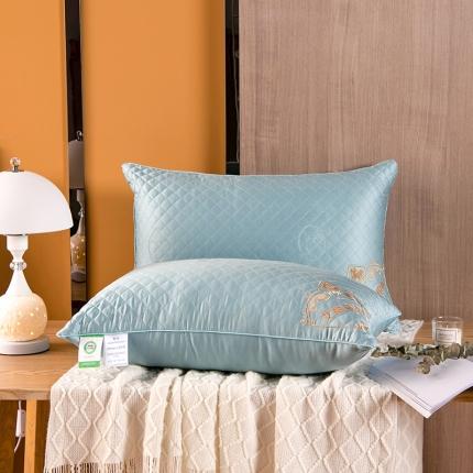 （总）梵希良品家纺 新款天然纤维艾草美眠枕羽丝绒枕芯枕头