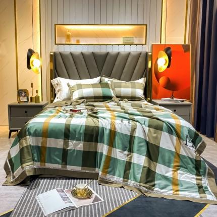 91家纺网 家纺一手货源 找家纺 （总) 匠心 2021新款长绒棉夏被四件套