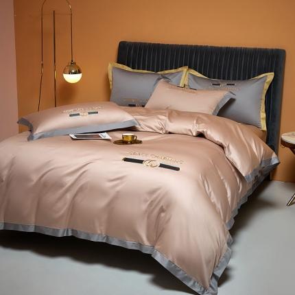 爱缦 2021新款格蕾丝棚拍100支澳棉四件套 黎莎棕