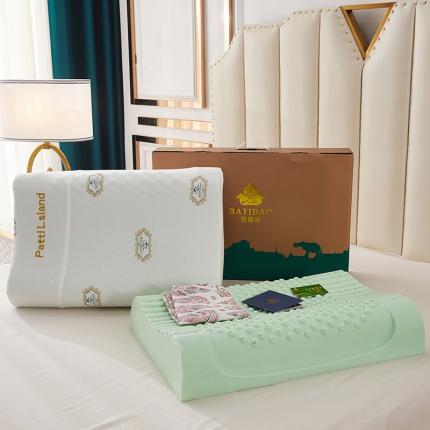 芭提岛（3代）纯乳胶枕头 泰国原装乳胶枕芯 抗菌防霉高回弹