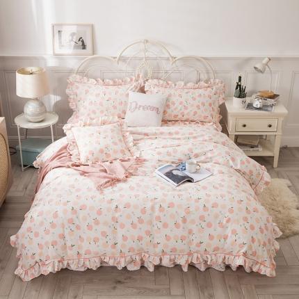 91家纺网 家纺一手货源 找家纺 （总）宝齐莱 2021新款韩版13372全棉印花四件套