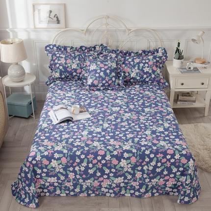 91家纺网 家纺一手货源 找家纺 宝齐莱 2021新款韩版13372全棉单品床单 如花似玉