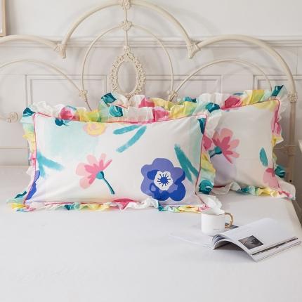 91家纺网 家纺一手货源 找家纺 宝齐莱 2021新款韩版13372全棉枕套 天生丽质