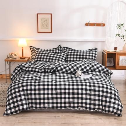 91家纺网 家纺一手货源 找家纺 （总）甜之梦2025新款水洗棉四件套（任何尺寸都可以定做）