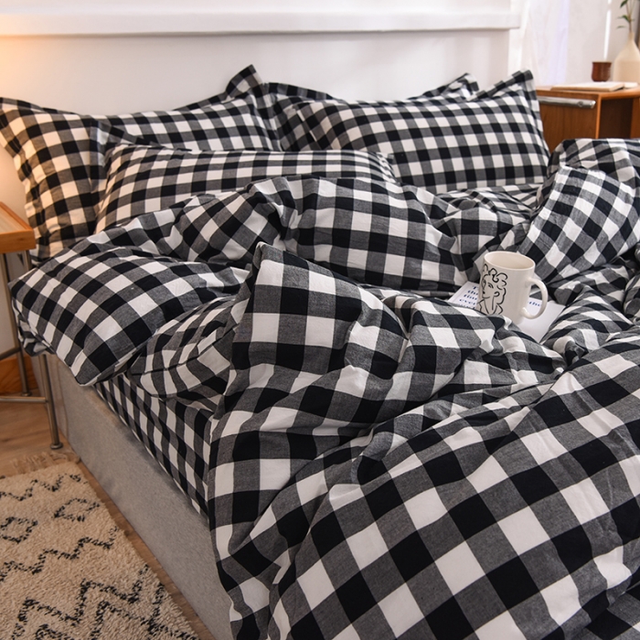 91家纺网 家纺一手货源 找家纺 （总）甜之梦2025新款水洗棉四件套（任何尺寸都可以定做）