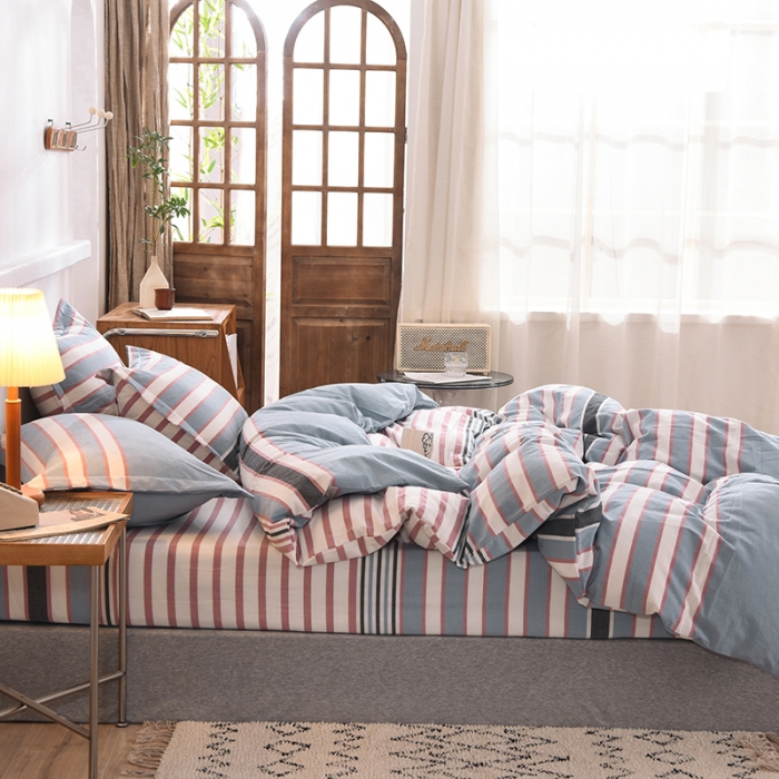 91家纺网 家纺一手货源 找家纺 甜之梦2025新款水洗棉四件套（任何尺寸都可以定做） 觅初兰