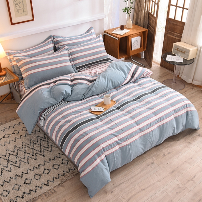 91家纺网 家纺一手货源 找家纺 甜之梦2025新款水洗棉四件套（任何尺寸都可以定做） 觅初兰