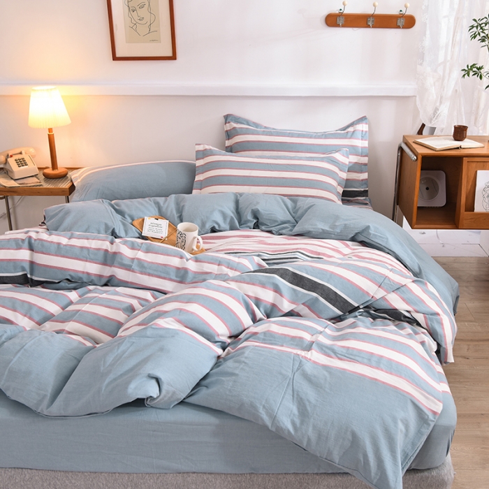 91家纺网 家纺一手货源 找家纺 甜之梦2025新款水洗棉四件套（任何尺寸都可以定做） 觅初兰