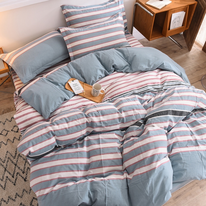 91家纺网 家纺一手货源 找家纺 甜之梦2025新款水洗棉四件套（任何尺寸都可以定做） 觅初兰