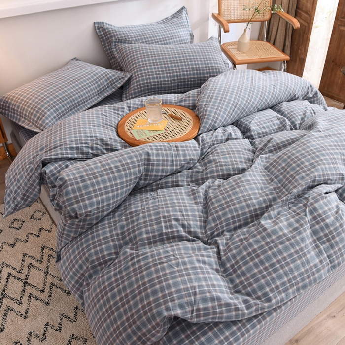 91家纺网 家纺一手货源 找家纺 甜之梦2025新款水洗棉四件套（任何尺寸都可以定做） 陌上花开