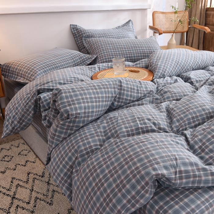 91家纺网 家纺一手货源 找家纺 甜之梦2025新款水洗棉四件套（任何尺寸都可以定做） 陌上花开