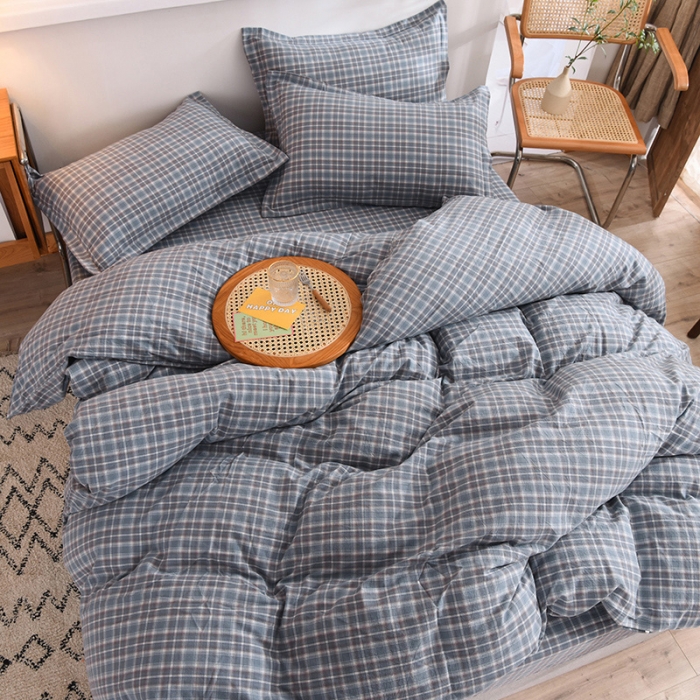 91家纺网 家纺一手货源 找家纺 甜之梦2025新款水洗棉四件套（任何尺寸都可以定做） 陌上花开