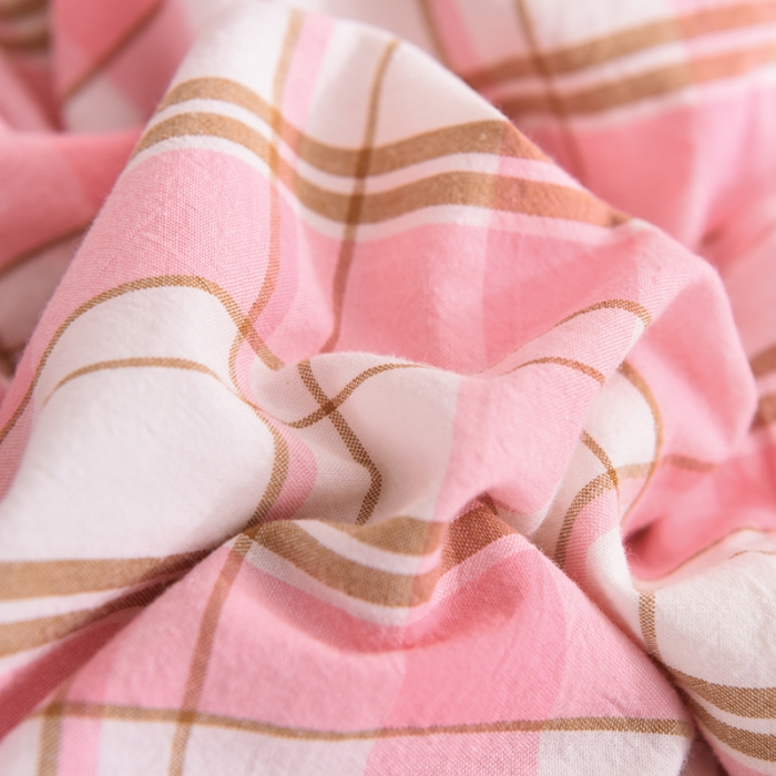 91家纺网 家纺一手货源 找家纺 甜之梦2025新款水洗棉单品被套（任何尺寸都可以定做） 花语粉