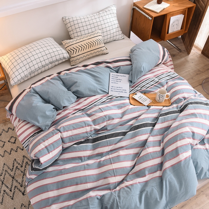 91家纺网 家纺一手货源 找家纺 甜之梦2025新款水洗棉单品被套（任何尺寸都可以定做） 觅初兰