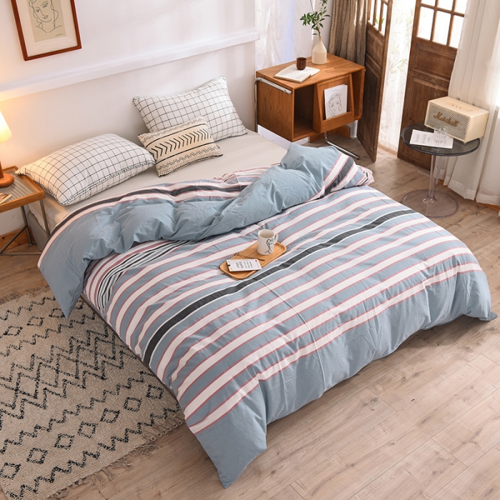 91家纺网 家纺一手货源 找家纺 甜之梦2025新款水洗棉单品被套（任何尺寸都可以定做） 觅初兰