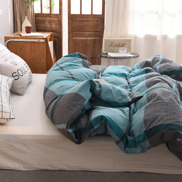 91家纺网 家纺一手货源 找家纺 甜之梦2025新款水洗棉单品被套（任何尺寸都可以定做） 木槿兰