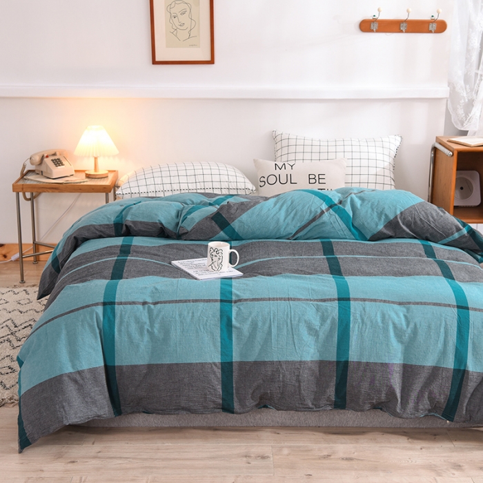 91家纺网 家纺一手货源 找家纺 甜之梦2025新款水洗棉单品被套（任何尺寸都可以定做） 木槿兰