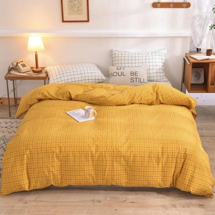 甜之梦2025新款水洗棉单品被套（任何尺寸都可以定做） 朴美黄
