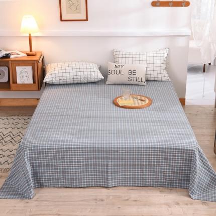 91家纺网 家纺一手货源 找家纺 甜之梦2025新款水洗棉单品床单（任何尺寸都可以定做） 陌上花开