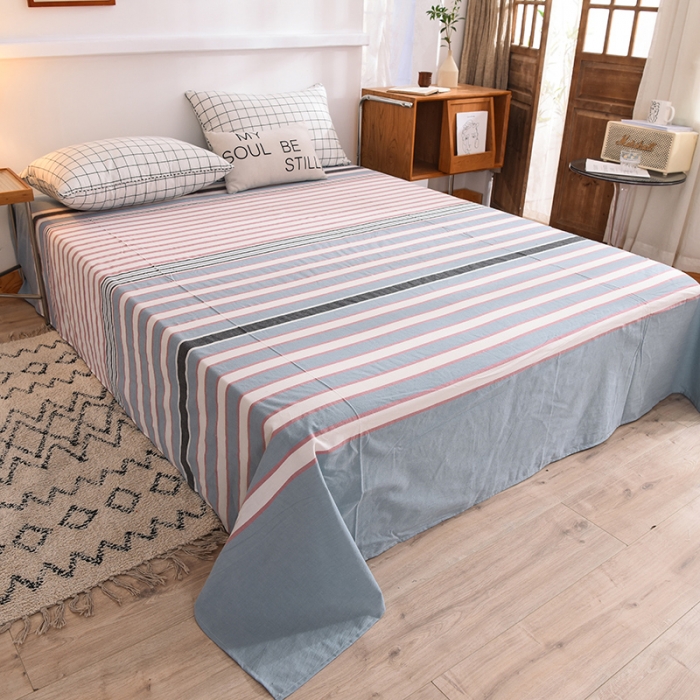 91家纺网 家纺一手货源 找家纺 甜之梦2025新款水洗棉单品床单（任何尺寸都可以定做） 觅初兰