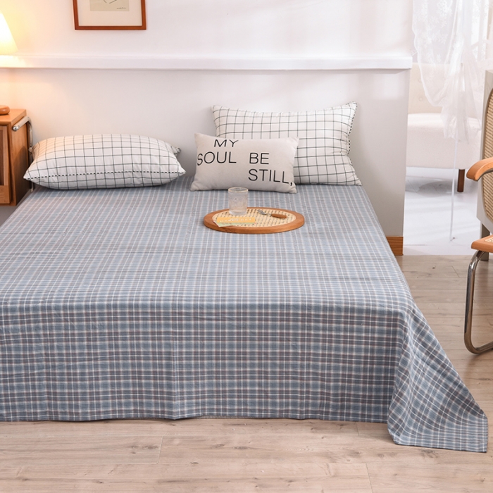 91家纺网 家纺一手货源 找家纺 甜之梦2025新款水洗棉单品床单（任何尺寸都可以定做） 陌上花开