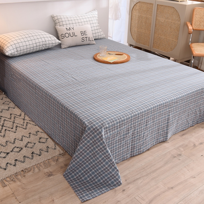 91家纺网 家纺一手货源 找家纺 甜之梦2025新款水洗棉单品床单（任何尺寸都可以定做） 陌上花开