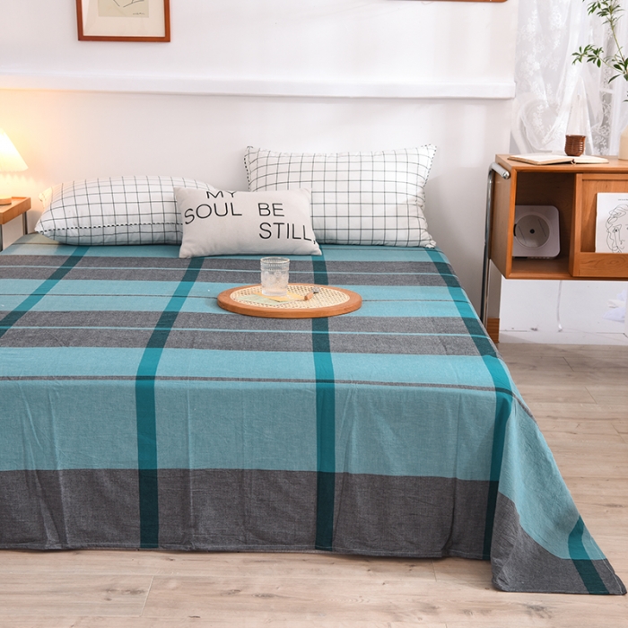 91家纺网 家纺一手货源 找家纺 甜之梦2025新款水洗棉单品床单（任何尺寸都可以定做） 木槿兰