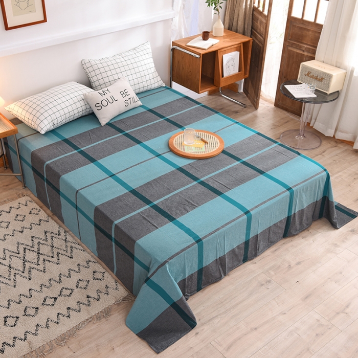 91家纺网 家纺一手货源 找家纺 甜之梦2025新款水洗棉单品床单（任何尺寸都可以定做） 木槿兰